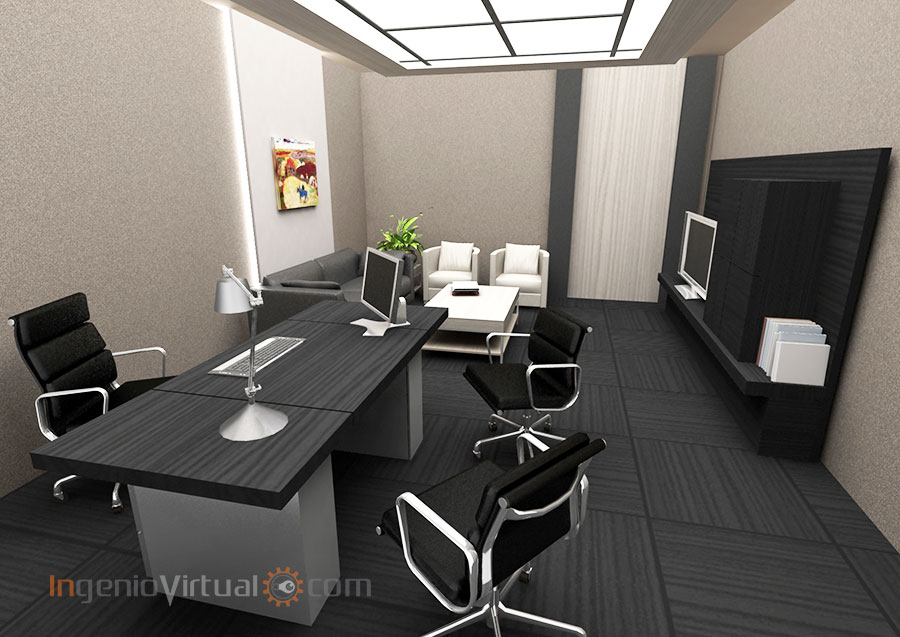 Infografías 3D para despachos en centro de negocios