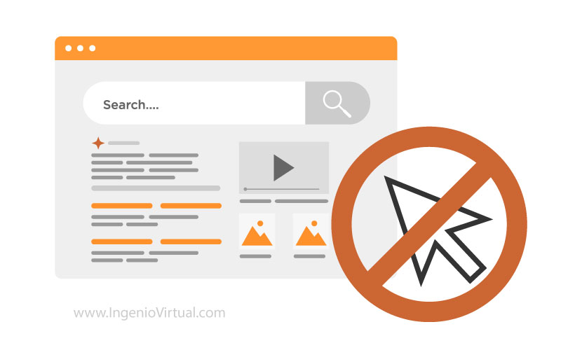 ¿Qué son las Zero Click Searches o búsquedas sin clics?